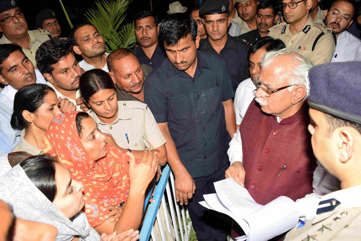 political, chief minister, manohar lal khattar, haryana, rohtak
