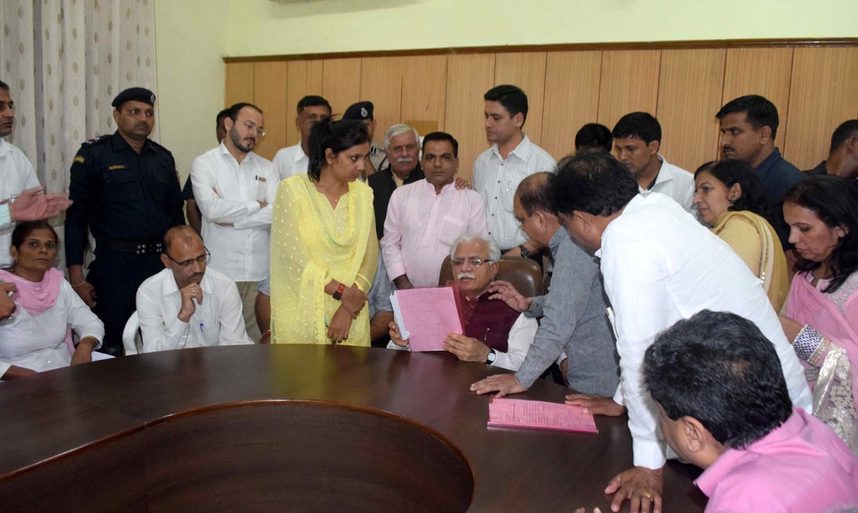 political, chief minister, manohar lal khattar, haryana, rohtak, hudda
