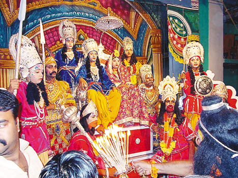 Ramlila festival concludes with the coronation of Sri Rama