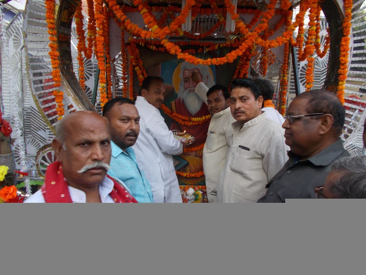 Maharishi Valmiki fanfare procession taken out