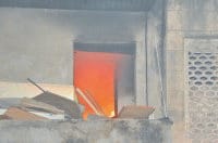 Tight market textile showroom fire, created a stir, Ambala Cantt