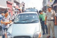 I took the car to four drums filled dumplings, Ambala Cantt