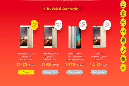 Xiaomi’s Diwali sale starts today, Redmi 3S at Re. 1, Mi Max Prime First Sale and many more