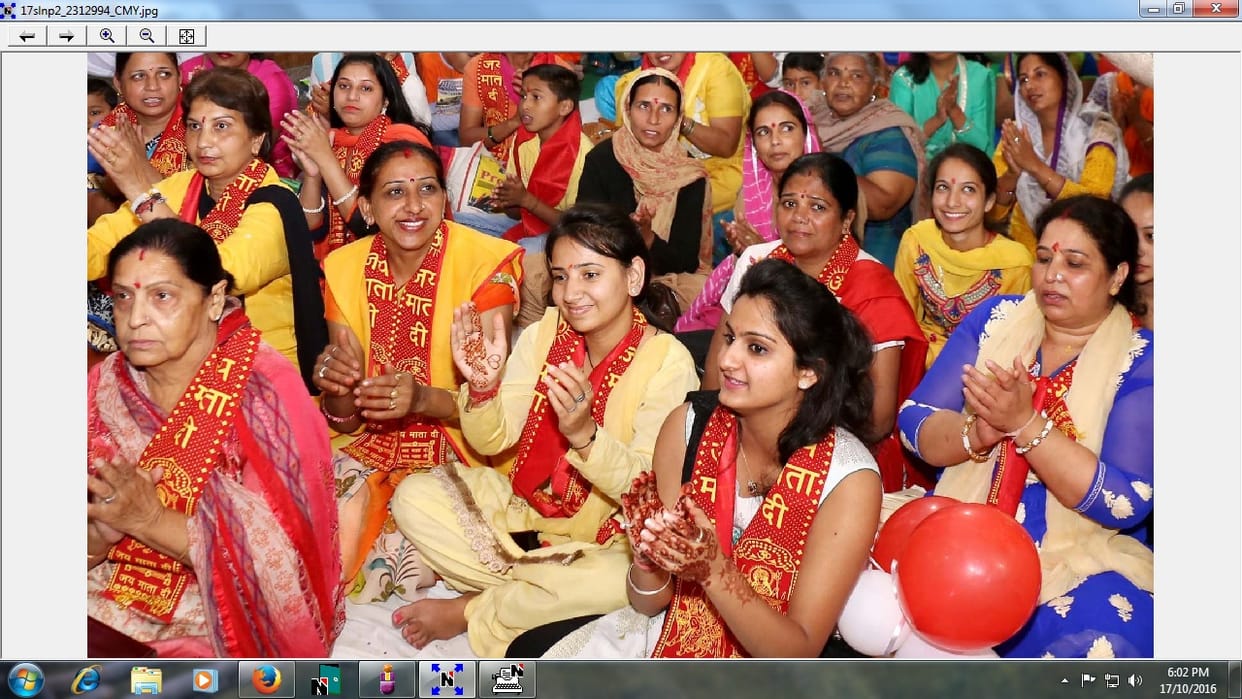 The Bhajan efected the atmospher