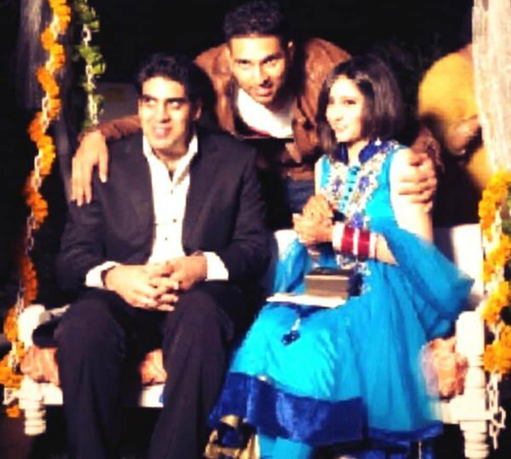 yuvraj singh sister in law at bigg boss house