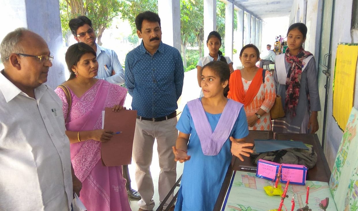  children showed talent  science exhibition