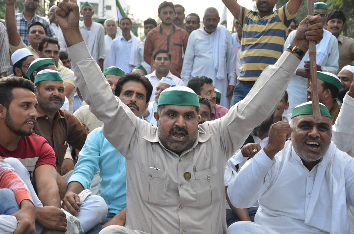 farmers demand 7 pay commission.