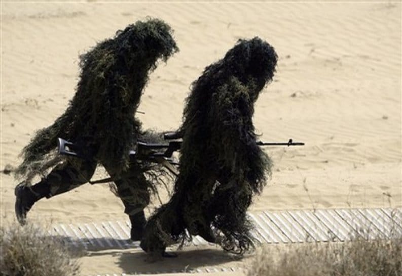 photos of indian sniper shooters deputed on border