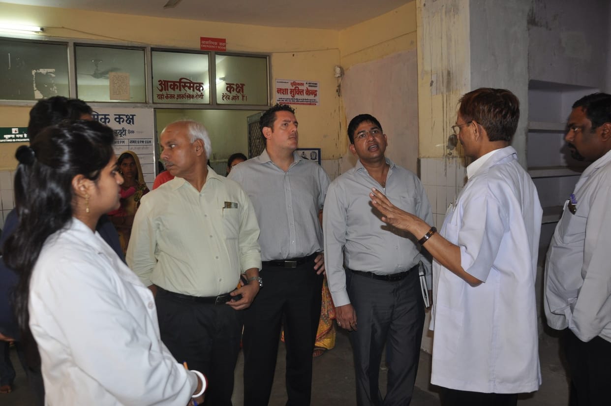 the inspection team made district hospital