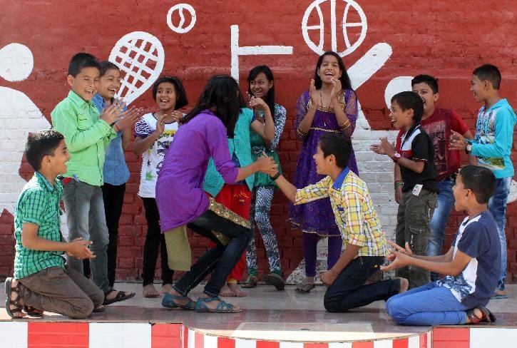 Kids are learning theater