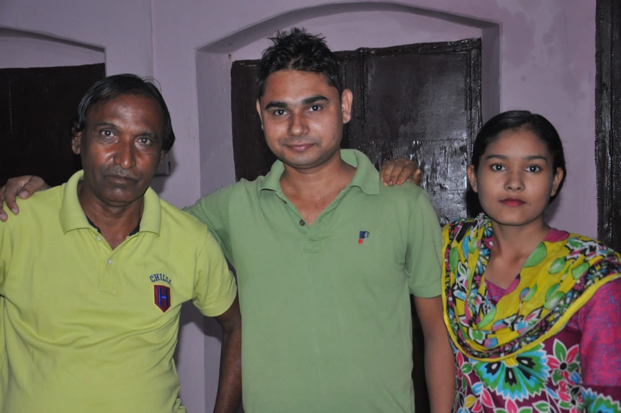 A man return his home after 22 years