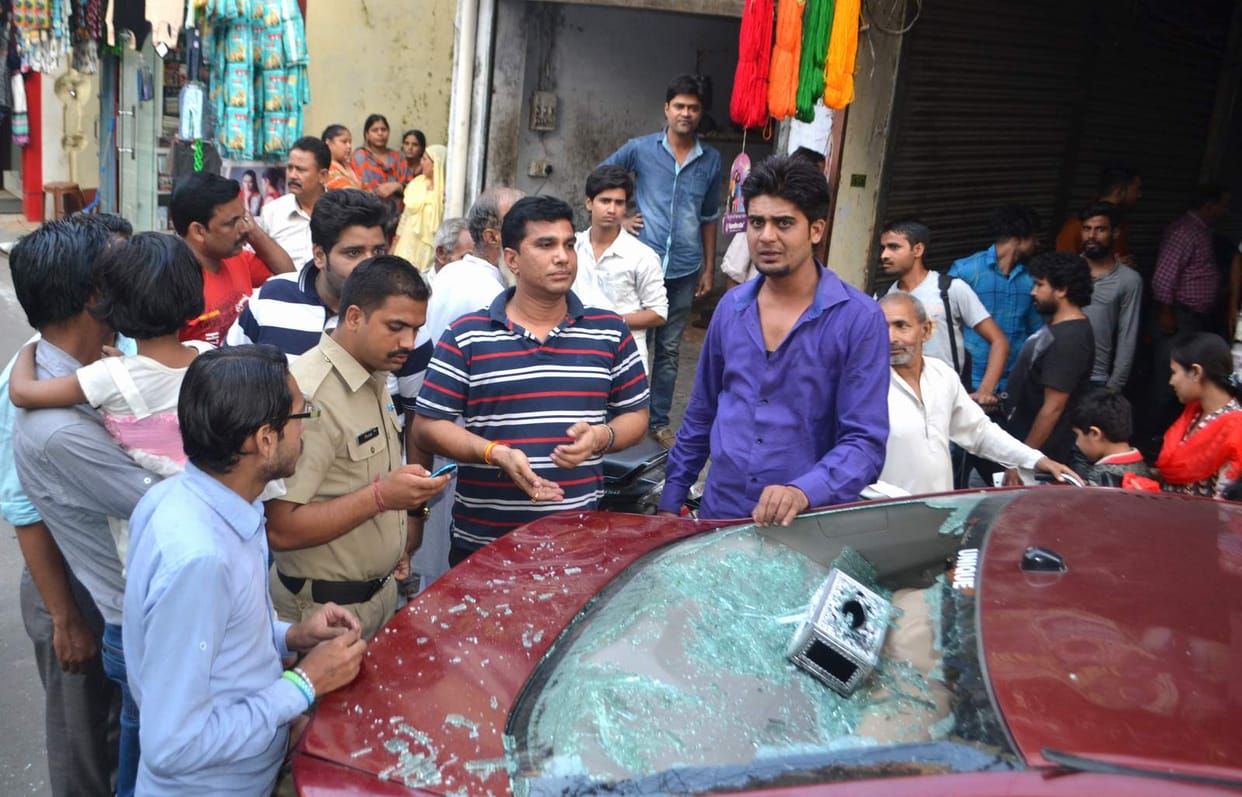 in laws attacked, car sabotaged