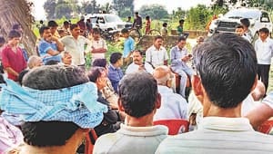 situation gets tense after ambedkar statue find broken