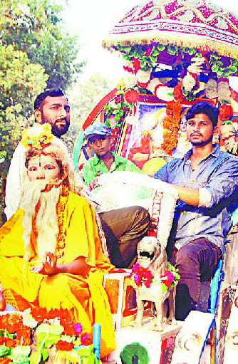 The tribute to Maharishi Valmiki Jayanti