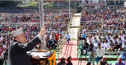 CM Virbhadra Singh Target Maheshwar Singh on Raghunath Temple Issue.