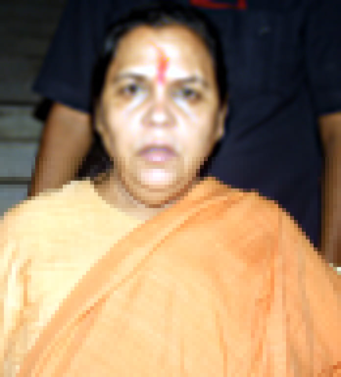 uma bharti said she is daughter of mountain.