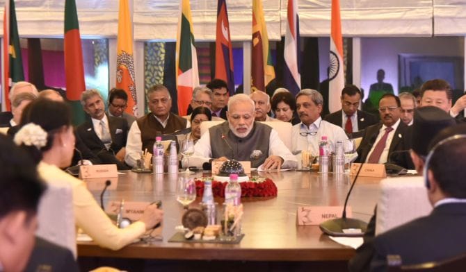 Also raised voice against terror supporting countries in BIMSTEC