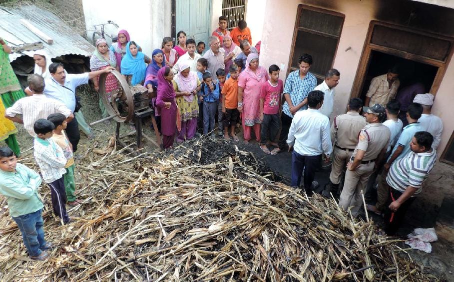 fire in Anaganbari centre