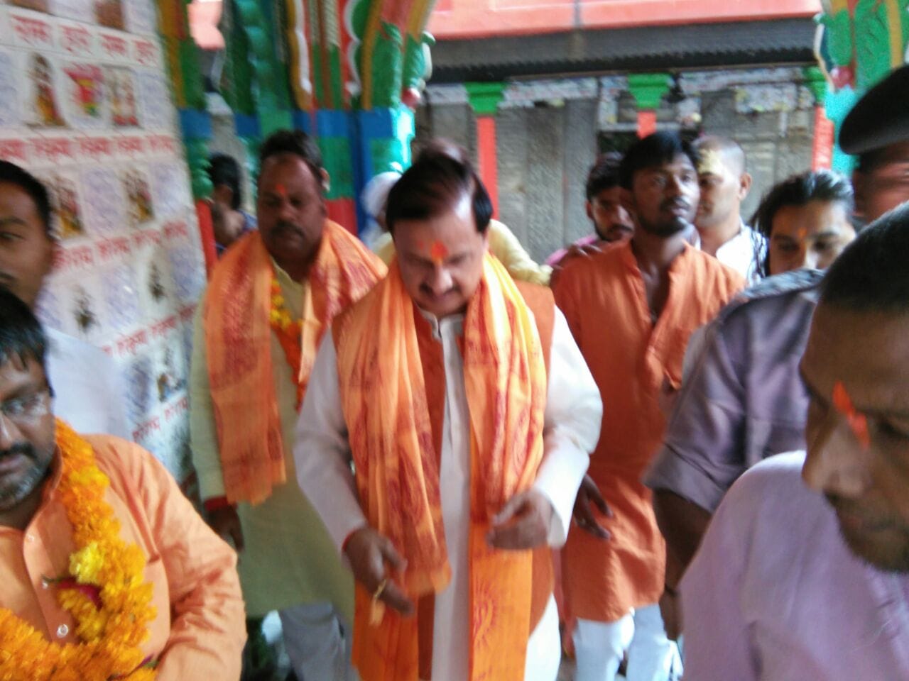 central minister mahesh sharma visits ayodhya