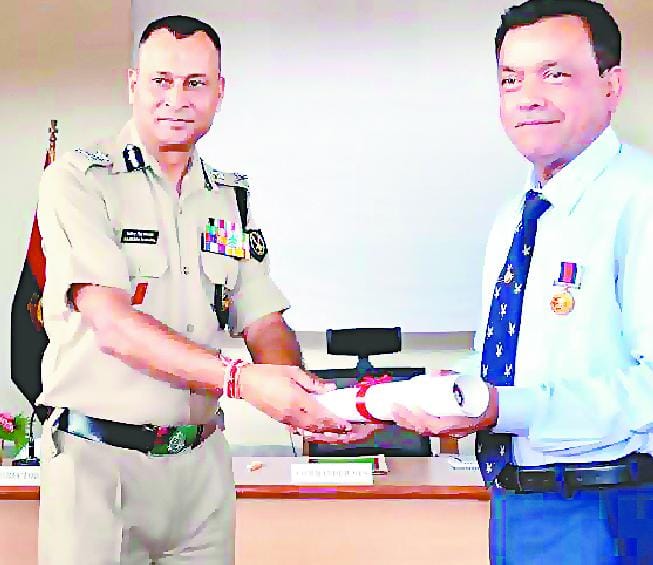 Negi was awarded the President's Police Medal