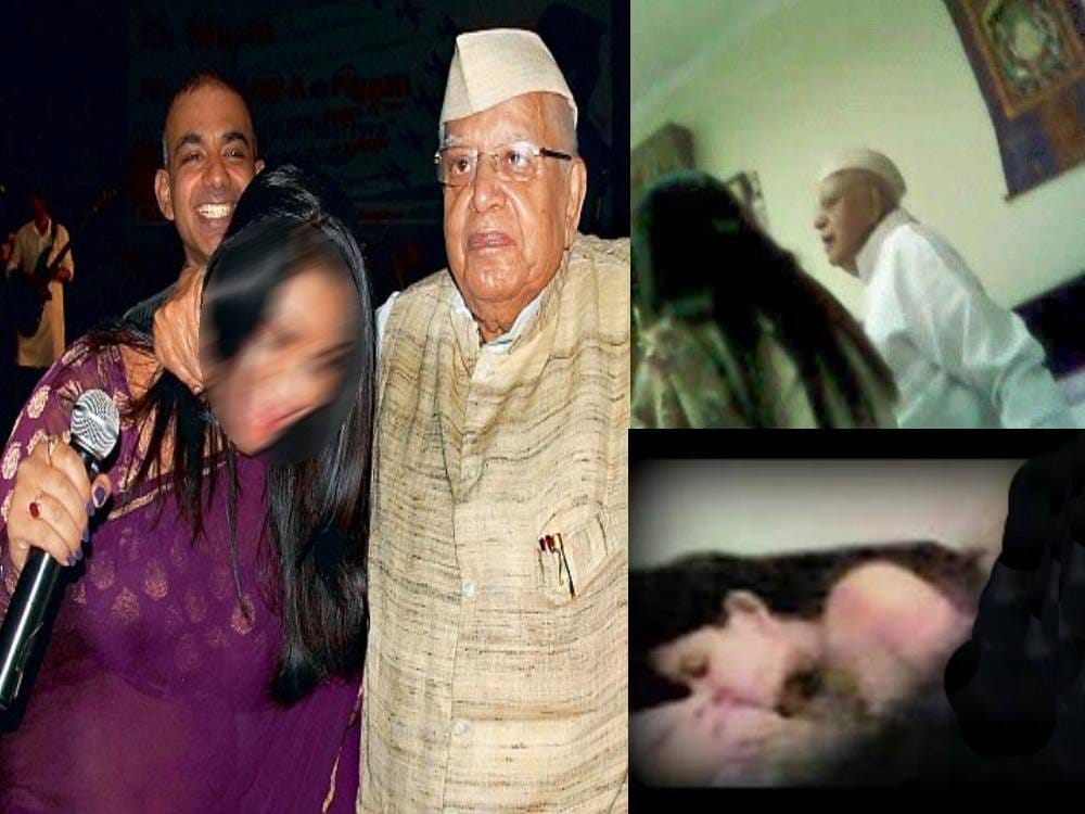 ND tiwari stuck in sex scandal