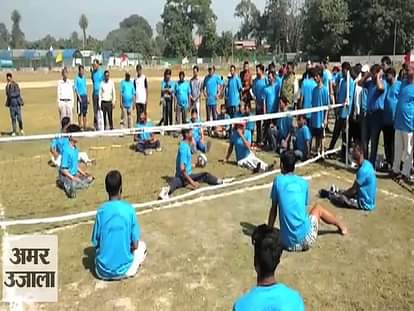 Handicapped Children played volleyball in Uttrakhand 