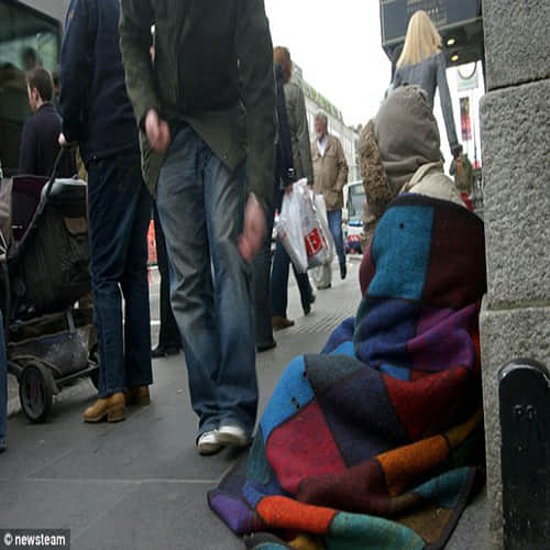 The beggar who earns up to 50 thousand a day