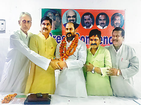 sanjay bhadoria join bjp orai