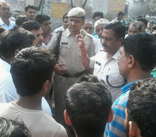 girl child suppressed by school bus in panipat, died in hospital
