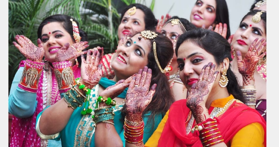 Karva Chauth festival celebrateed in jalandhar punjab