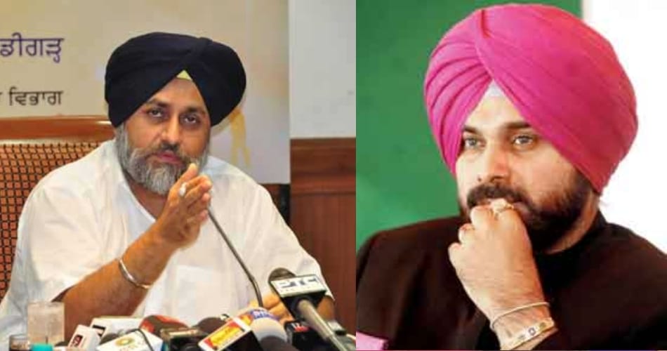 Sukhbir badal challenge to Navjot singh sidhu