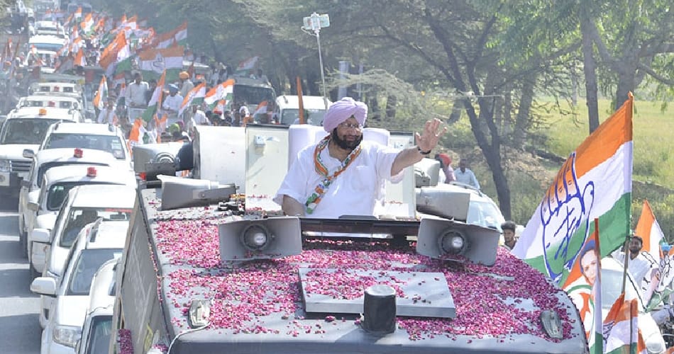 Captain amarinder singh on akali dal goverment and farmers of punjab
