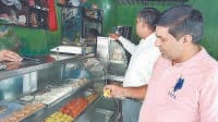 Health Department raided sweets shops, Karnal