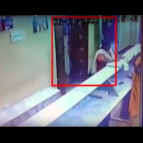 man tried to kill woman by machete in Karnatka's temple