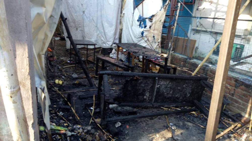shops caught fire in dehradun