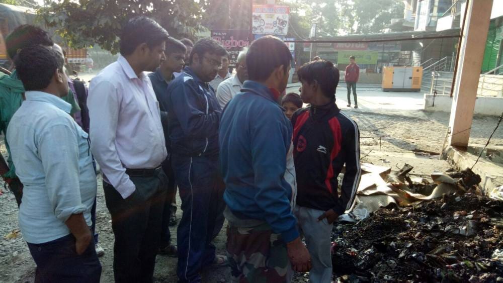 shops caught fire in dehradun