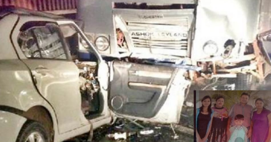 family finished on karwa chauth, five people killed in road accident in ludhiana 