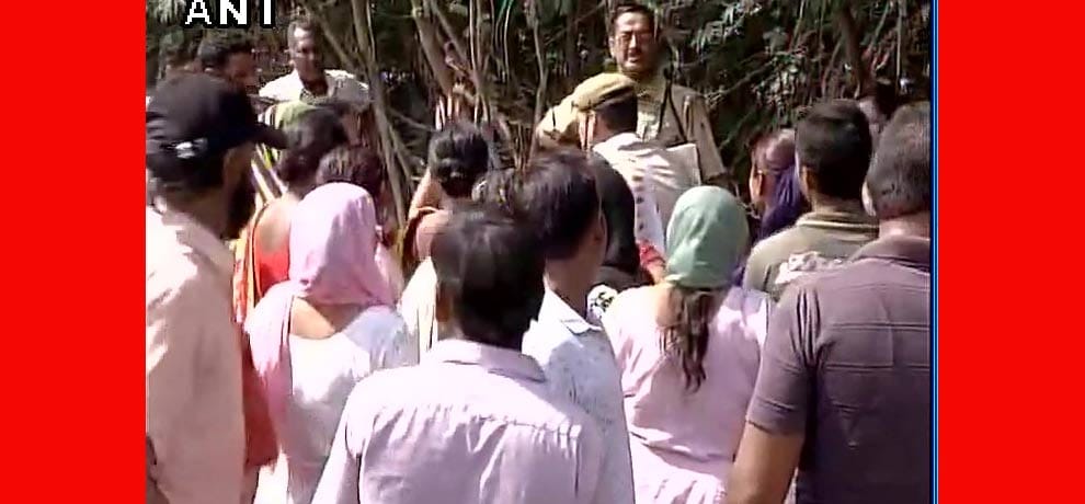 A minor girl drowned accidentally in septic tank of school
