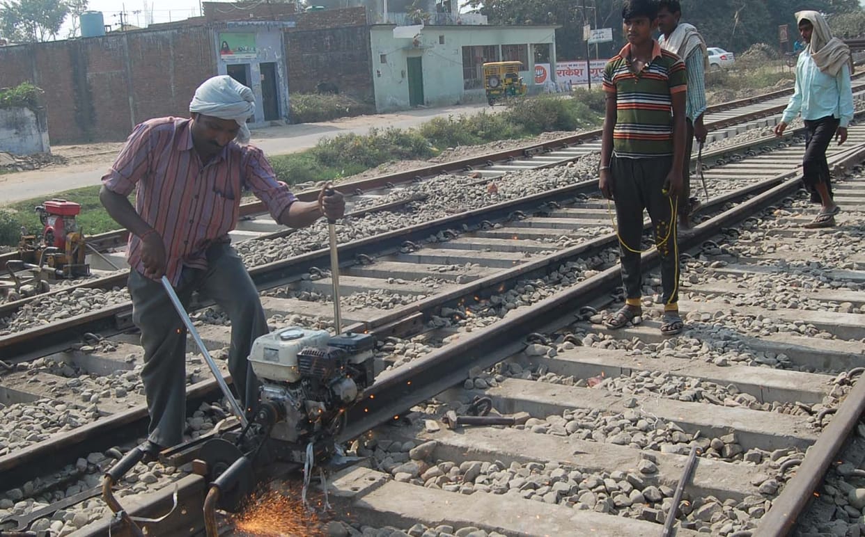  Inspection of broad gauge today, work continued in melee