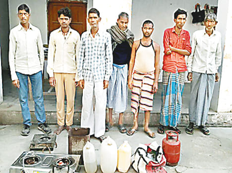 546 liters of raw liquor recovered
