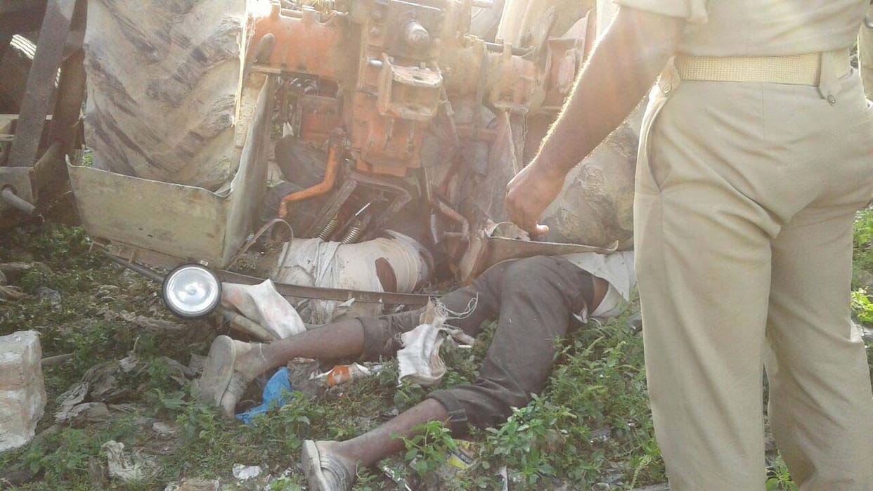 Young man died in road accident in Sultanpur