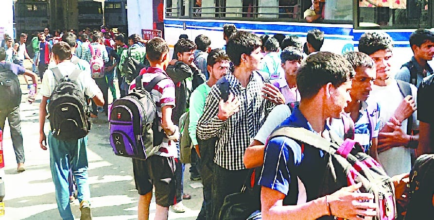 Recruiting youths spread chaos in the city