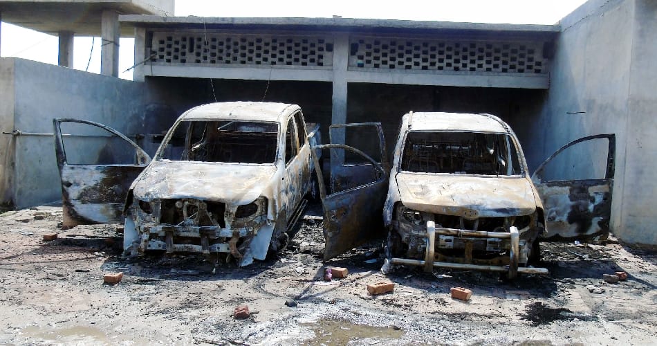 huge firing in two groups for gurudwara in muktsar of punjab, three nihang killed 