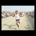 भगवंत विशाल इंटर कालेज में प्रतियोगिता में भाग लेता प्रतिभाग।