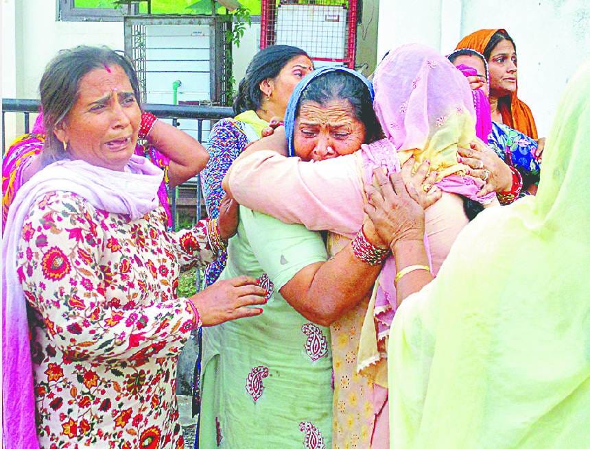 district hospital riasi admitted victims of bus accident