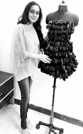 Dress with a name registered in the Limca Book of coal