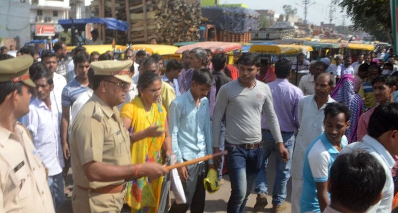 Divyanga raging on indecency, put jam on highway