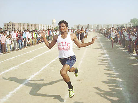 Abhishek first and second in the javelin throw, wind