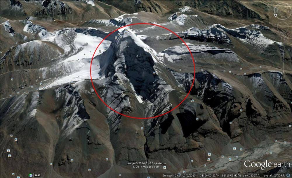 google map show an image of lord shiva