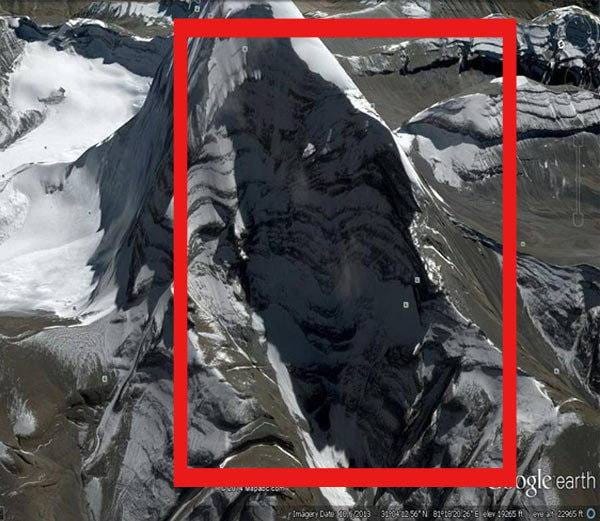 google map show an image of lord shiva